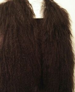 INTERMIX Fur vest